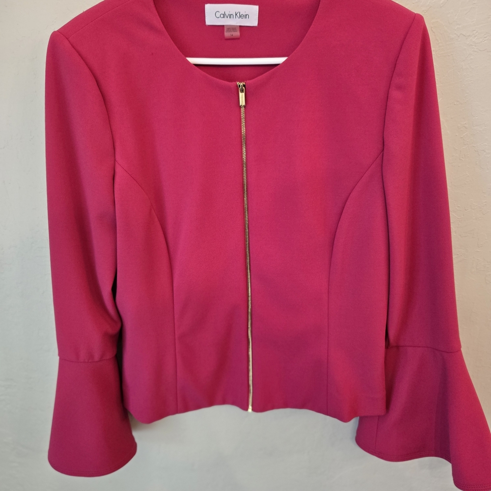 Calvin Klein Women's Fuchsia Blazer